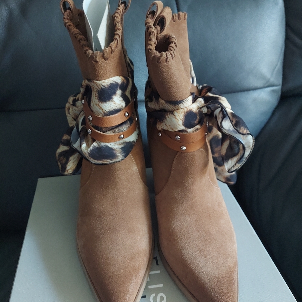 Suede Booties - Picture 4 of 9